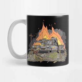 a tiger tank on the eastern front. Mug